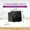 L&G 2 Touch Goldmedal Fit WiFi Smart Switch For AC Specification