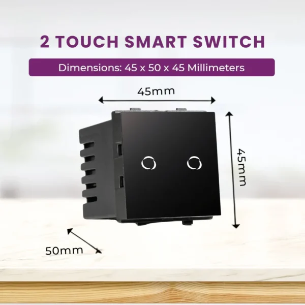 L&G 2 Touch Goldmedal Fit WiFi Smart Switch For AC Specification