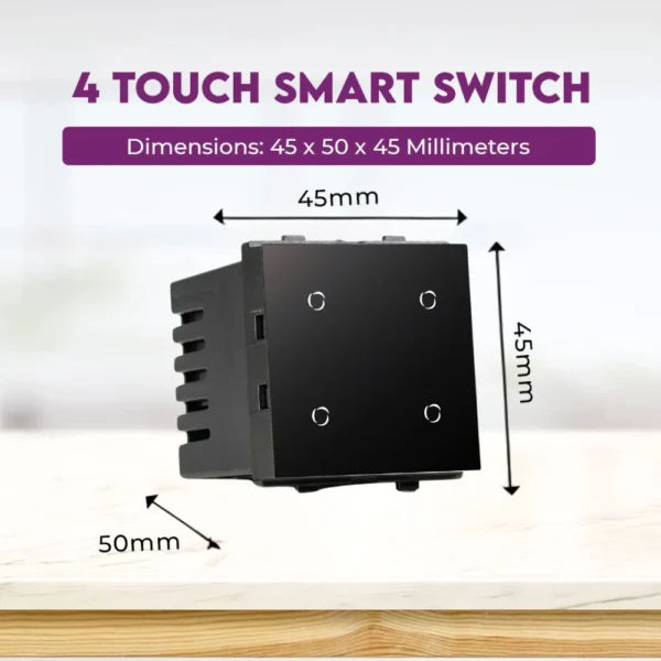 L&G 4 Touch Goldmedal Fit WiFi Smart Switch Specification