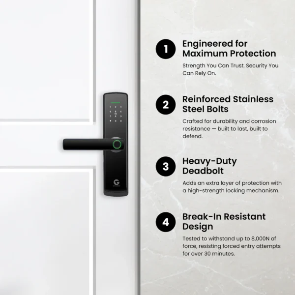 L&G DZ10 Smart Door Lock Key Features