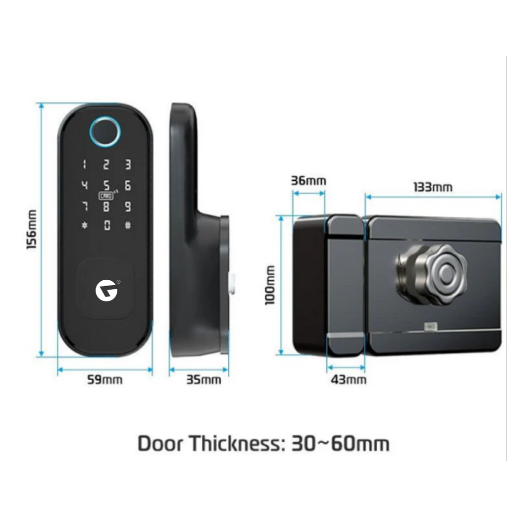 L&G Handleless Smart Door Locks Specifications L&G Handleless Smart Door Locks Specifications