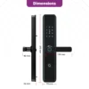L&G Smart Door lock with 6 in One Unlocking Features and Specifications