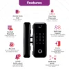 L&G Smart Glass Door Lock Features