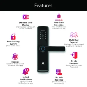 L&G Smart Video Doorbell & Smart Door lock Security Combo Price Features