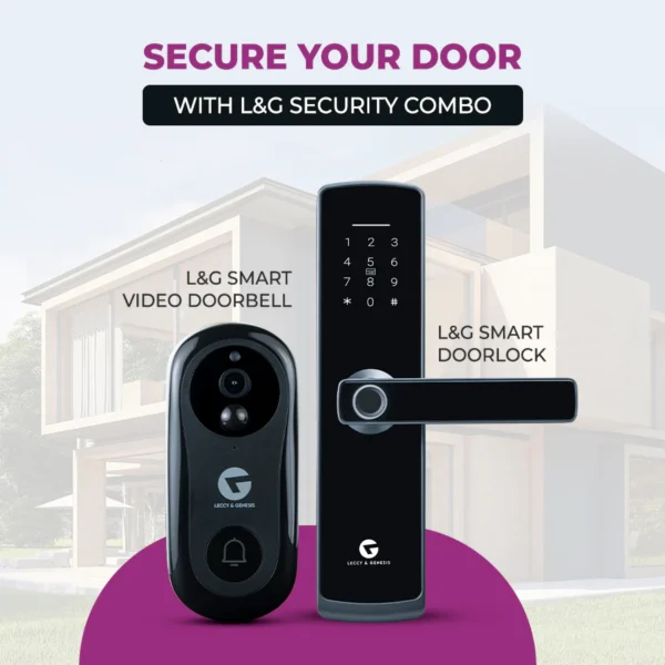 L&G Smart Video Doorbell & Smart Door lock Security Combo Specifications